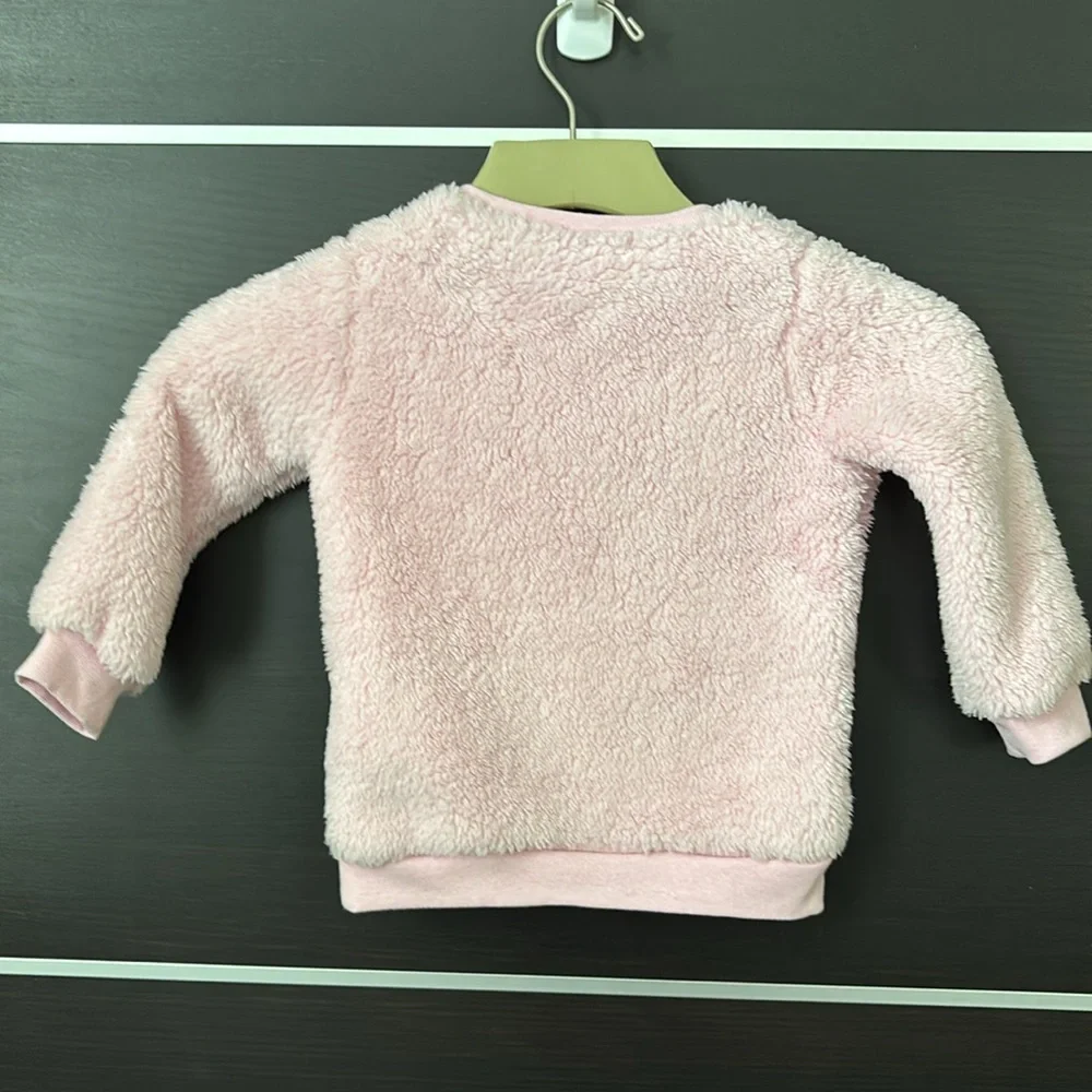 NWOT - Nike Kids Pink Fleece Sweatshirt